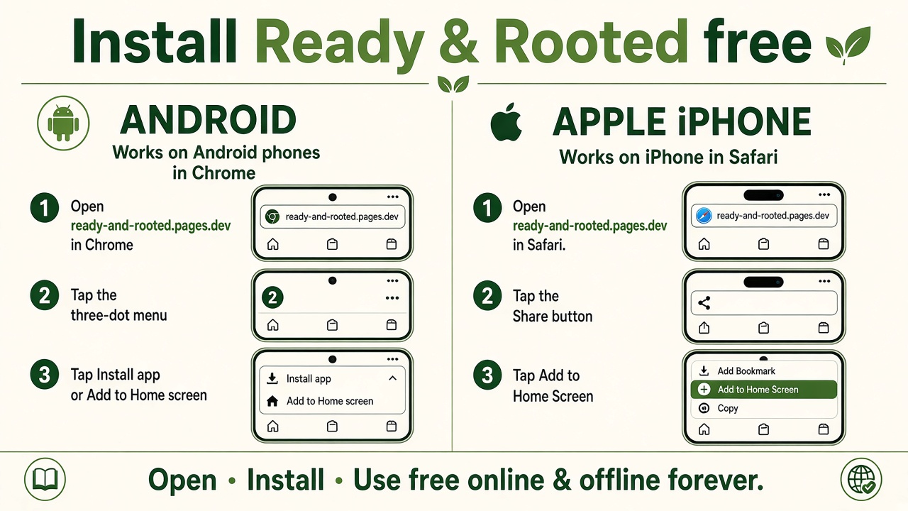 How to install Ready & Rooted on Android and iPhone